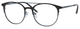 Profile View of Ernest Hemingway Blue Light Filter A/R Lenses Reading Glasses Satin Black/Navy 5