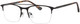 Ernest Hemingway Custom Lenses Eyeglasses H4813 Semi-Rimless Black&Tortoise 52mm