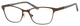 Ernest Hemingway H4822 Womens Rectangular Frame Eyeglasses in Brown 52 mm