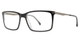 Profile View of Big and Tall 20 Blue Light Blocking Filter Progressive Reader Black Crystal 60mm