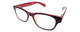 Calabria Drew Square Designer Reading Glasses 48 mm in Smoke Grey,Red,or Brown