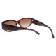 Vera Wang Designer Bi-Focal Cateye Sunglasses Graphite Tortoise/Brown 58mm