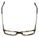 Top View of Argyleculture Designer Blue Light Blocking Reading Glasses Miles Black-Tortoise