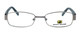 Front View of Body Glove BB119 Designer Blue Light Blocking Reading Glasses in Gunmetal 49mm N