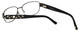 Silver Dollar Blue Light Blocking Reading Glasses Cashmere 472 in Graphite 53mm