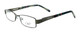 Profile View of Dale Earnhardt Jr Blue Light Blocking Reading Glasses DJ6772 in Jade Green 53mm