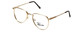 Fashion Designer Blue Light Blocking Reading Glasses Dover Gold 52mm 20 Powers N