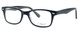 Profile View of Enhance Optical Designer Blue Light Blocking Reading Glasses 3926 Black-Crystal