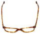 Top View of Esquire Designer Blue Light Blocking Reading Glasses EQ1508 Tortoise 51mm /Power
