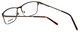 Close up View of Esquire Designer Blue Light Blocking Reading Glasses EQ1522 Brown 55mm 20 Powers