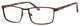 Profile View of Esquire Designer Blue Light Blocking Reading Glasses EQ1534-SBR Satin Brown 54mm