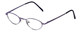 Flex Collection Designer Blue Light Blocking Reading Glasses FL-75 Purple 41mm N