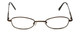 FlexPlus Collection KIDS SIZE Blue Light Blocking Glasses Model #105 Brown 45mm