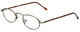 Calabria FlexPlus 62 Ant Gold Amber Designer Blue Light Blocking Reading Glasses