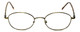 Front View of Calabria FlexPlus 84 Pewter Designer Blue Light Blocking Reading Glasses 46mm Ne