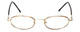 Front View of Calabria FlexPlus 88 Brown Designer Blue Light Block Reading Glasses 43mm /Power
