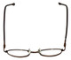 FlexPlus Designer Blue Light Blocking Reading Glasses Model 96 Shiny-Brown 43mm