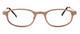 Front View of Marc Jacobs Designer Blue Light Blocking Reading Glasses MMJ484-0YLG Brown 52mm