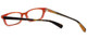 Close up View of Revlon Designer Blue Light Block Reading Glasses 1004 Satin Gold 54mm 20 Powers