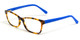 Calabria Viv 838 Designer Blue Light Blocking Reading Glasses Tortoise 20 Powers