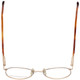 Calabria Designer Round/Oval Reading Glasses Fundamental Gold 52mm Made in Italy