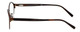 Side View of Cazal Progressive Lens Blue Light Reading Glasses 4197-001 Lilac 53mm 4 Powers