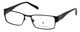 Profile View of Argyleculture Progressive Lens Blue Light Reading Glasses Archie in Black 53mm