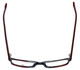 Top View of Argyleculture Designer Progressive Blue Light Blocking Glasses Mobley Grey-Red