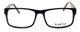 Front View of Calabria Progressive Lens Blue Light Reading Glasses Big & Tall 10 in Tortoise