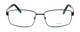 Calabria Progressive Lens Blue Light Reading Glasses Big&Tall 12 in Black-Brown