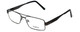 Big and Tall Progressive Lens Blue Light Reading Glasses Style 2-Gun-Black 60mm