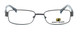 Front View of Body Glove BB121 Progressive Lens Blue Light Block Reading Glasses Gunmetal 48mm