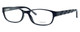 Profile View of Enhance Optical Progressive Lens Blue Light Reading Glasses 3959 in Black 53mm
