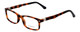 Profile View of Enhance Kids Progressive Blue Light Glasses Havana Tortoise/Black EN4121 47mm