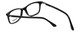 Close up View of Esquire Progressive Lens Blue Light Reading Glasses EQ1508 Black 51mm 4 Powers