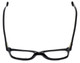 Top View of Esquire Progressive Lens Blue Light Reading Glasses EQ1508 Black 51mm 4 Powers