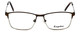 Front View of Esquire Designer Progressive Blue Light Blocking Glasses EQ1538-BLK Black 55mm