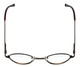 Calabria FL-66 Brown Progressive Lens Blue Light Reading Glasses 44mm 4 Powers