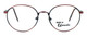 Front View of Regency International Progressive Lens Blue Light Block Glasses Harvard Rose 52m