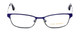 Front View of John Varvatos Designer Progressive Blue Light Blocking Glasses V136 Brown 55mm