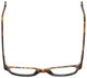 Top View of Eyebobs Bossy Unisex Designer Reading Glasses Tort Havana Brown Gold Black 51 mm