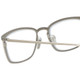 Close Up View of Eyebobs Jack Dandy Square Designer Reading Glasses Gun Metal Silver Crystal 51mm