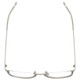 Top View of Eyebobs Jack Dandy Square Designer Reading Glasses Gun Metal Silver Crystal 51mm