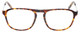Front View of Eyebobs Schmoozer Designer Reading Eye Glasses with Custom Left and Right Powered Lenses in Tortoise Havana Brown Gold Silver Unisex Square Full Rim Acetate 52 mm