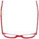 Top View of Eyebobs Florence 2746-01 Ladies Cateye Designer Reading Glasses Red Crystal 47mm