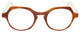 Front View of Eyebobs Heda Letus 2744-06 Round Reading Glasses Tortoise Marble White Horn 47mm