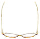 Top View of Eyebobs Heda Letus 2744-06 Round Reading Glasses Tortoise Marble White Horn 47mm