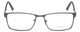 Front View of Enhance Mens BIG & TALL EN4064-TOR-58mm Designer Reading Glasses Tortoise Havana