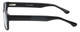 Side View of Enhance EN4075 Designer Blue Light Blocking Eyeglasses in Matte Black Mens Classic Full Rim Acetate 60 mm
