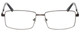Front View of Jubilee Mens BIG & TALL J-5914-MGU-60mm Designer Reading Glasses Matte Gun Metal